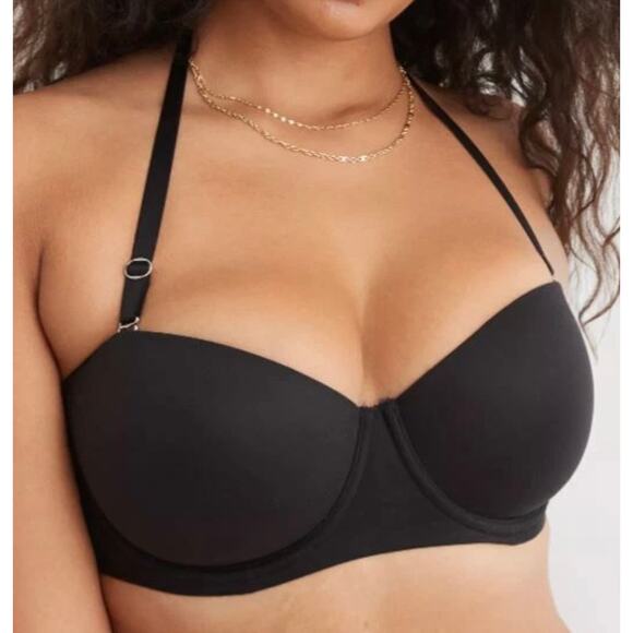 Aerie real good sunnie convertible black push up bra strapless NWT 36D ($49.50) - Picture 2 of 8